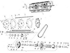 Elementy kombajnu E512-E525